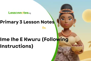 Ime Ihe E Kwuru (Following Instructions)