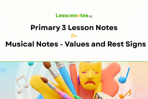Musical Notes - Values and Rest Signs
