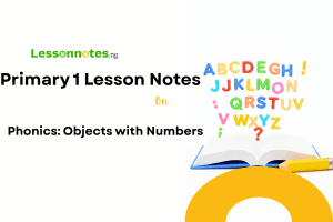 Phonics: Objects With Numbers