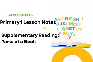 Supplementary Reading: Parts of a Book