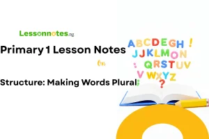 Structure: Making Words Plural