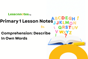 Comprehension: Describe in own Words