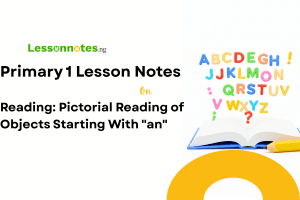 Reading: Pictorial Reading of Objects Starting With "an"