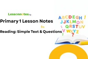 Reading: Simple Text & Questions