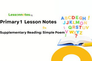 Supplementary Reading: Simple Poem