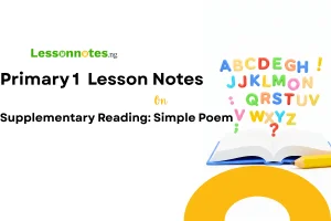 Supplementary Reading: Simple Poem