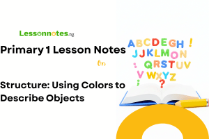 Structure: Using Colors to Describe Objects