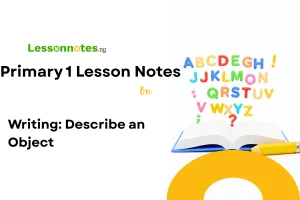 Writing: Describe an Object