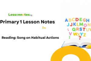 Reading: Song on Habitual Actions