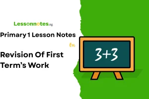 Revision of First Term’s Work
