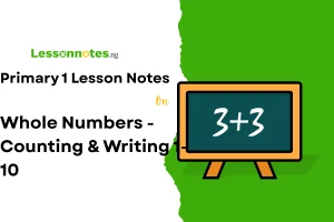 Whole Numbers - Counting & Writing 1-10