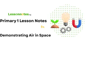 Demonstrating Air in Space