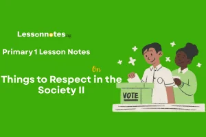 Things to Respect in the Society II