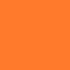 Plain orange colour block, standing for orange, the security colour meaning moderate danger and be alert