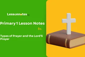 Types of Prayer and the Lord's Prayer