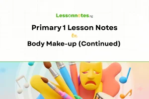 Body Make-up (Continued)