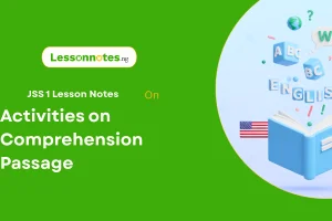 Activities on Comprehension Passage