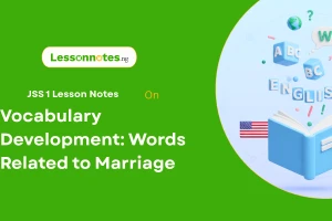 Vocabulary Development: Words Related to Marriage