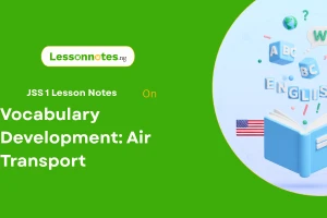 Vocabulary Development: Air Transport